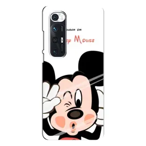 Эксклюзивный чехол для Xiaomi Mi 10s (AlphaPrint - Мультяшные) (Маус Микки)