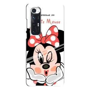 Эксклюзивный чехол для Xiaomi Mi 10s (AlphaPrint - Мультяшные) (Маус Минни)