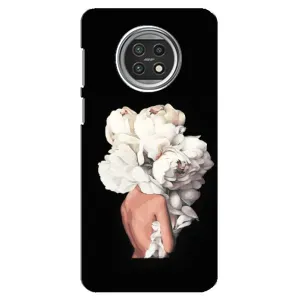 Чехлы (ART) Цветы на Xiaomi Mi 10t Lite (VPrint) (Белые цветы)