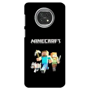 Чехол Майнкрафт на Xiaomi Mi 10t Lite (AlphaPrint) Minecraft (герои Minecraft)