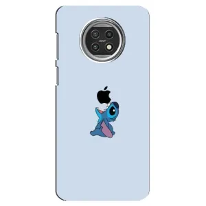 Чехол с принтом Стич на Xiaomi Mi 10t Lite (Stitch apple)