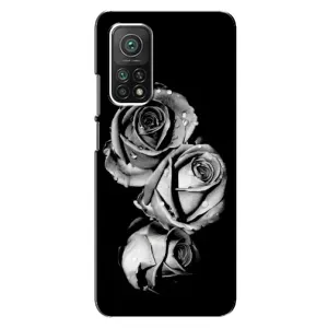 Чохол з картинкою (Стильні) Сяомі Мі 10Т Про - (AlphaPrint) (Чорна троянда)