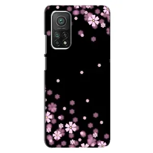 Чохол для Сяомі Мі 10Т Про - з принтом (Дизайнерські) (AlphaPrint) (Квіти маленькі)