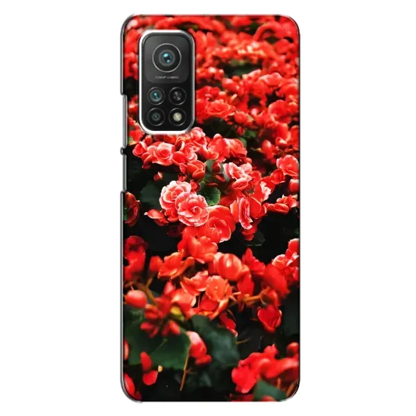 Чехол с принтом «Цветы красные» для Xiaomi Mi 10T Pro Чехол с принтом «Цветы красные» для Xiaomi Mi 10T Pro