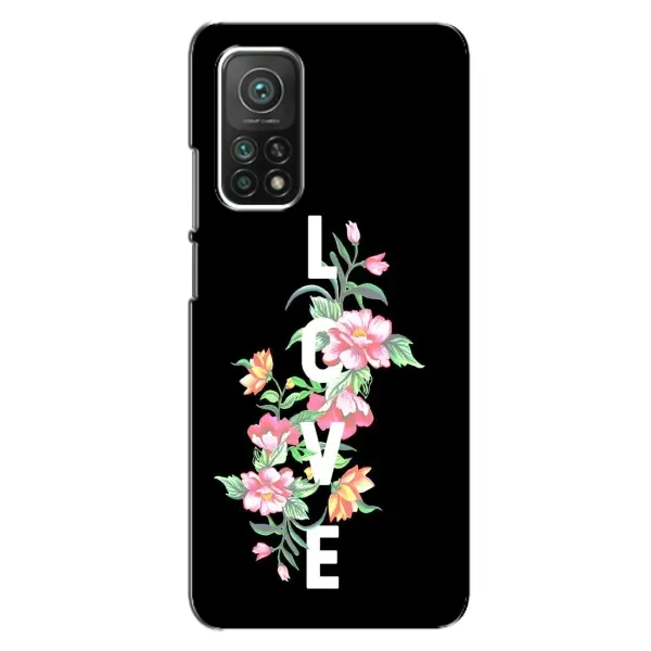 Чехол с принтом «Цветы LOVE» для Xiaomi Mi 10T Pro