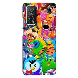 Чехол для Xiaomi Mi 10T Pro Бравл Старс (VPrint) (Герої Бравл Старс)