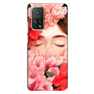 Чехлы (ART) Цветы на Xiaomi Mi 10T Pro (VPrint) (Глаза в цветах)