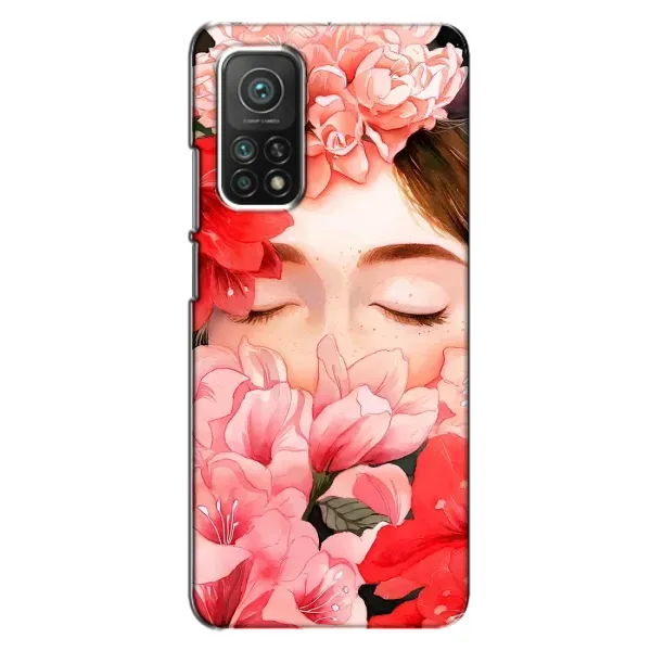 Чехол с принтом «Глаза в цветах» для Xiaomi Mi 10T Pro