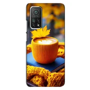 Чохол з унікальним дизайном 'Осінь з кавою' для Xiaomi Mi 10T Pro (Кава на жовтому пледі)