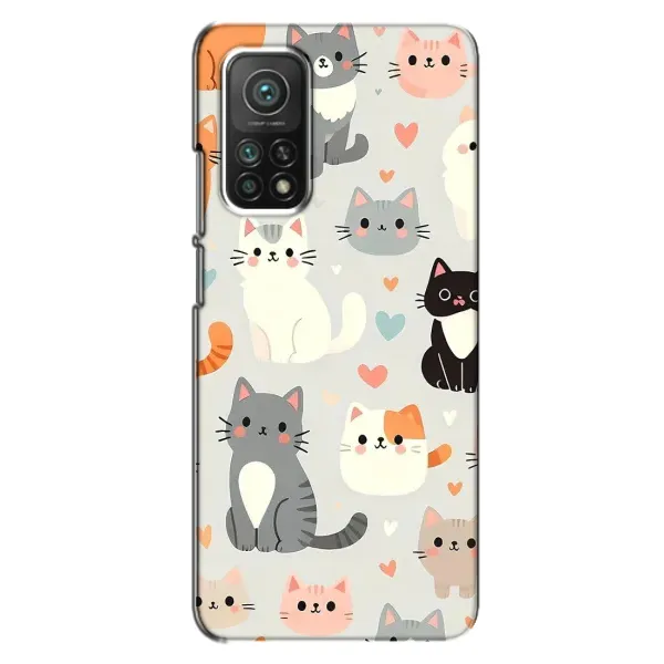Чехол с принтом «Коллаж котов» для Xiaomi Mi 10T Pro