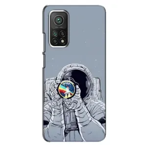 Чехол NASA для Xiaomi Mi 10T Pro (AlphaPrint) (Космонавт фото)