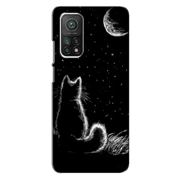 Чехол с принтом «Котик и луна» для Xiaomi Mi 10T Pro Чехол с принтом «Котик и луна» для Xiaomi Mi 10T Pro