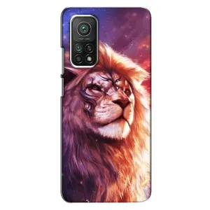 Чохол з картинкою ЛЕВ для Xiaomi Mi 10T Pro (VPrint) (Красочний Лев)