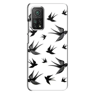 Чохол з пташками на Xiaomi Mi 10T Pro (VPrint) (Ластівки)