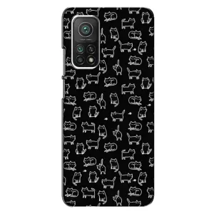 Чохол з принтом для Xiaomi Mi 10T Pro (AlphaPrint) Модні коти (Маленькі котики)