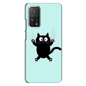 Чохол з принтом для Xiaomi Mi 10T Pro (AlphaPrint) Модні коти (Падаючий кіт)