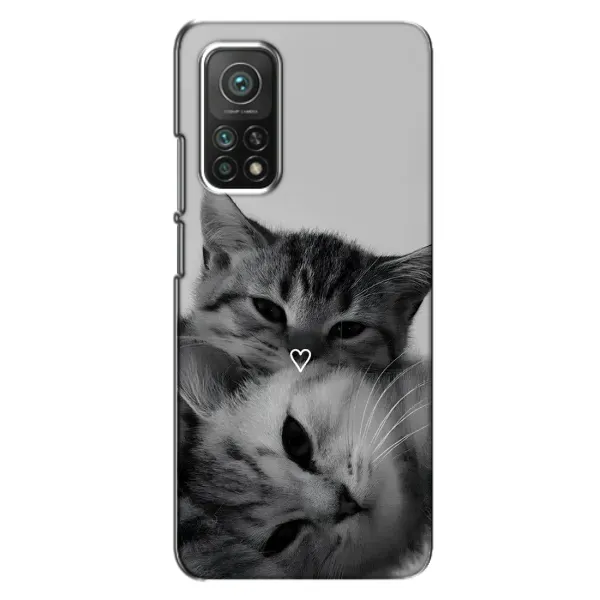Чехол с принтом «Пара котов» для Xiaomi Mi 10T Pro
