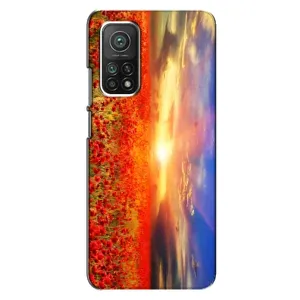 Чохол з картинкою (Стильні) Сяомі Мі 10Т Про - (AlphaPrint) (Поле тюльпанів)