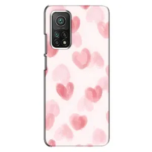 Чохол з розовим принтом для Xiaomi Mi 10T Pro (Рожеві сердечки)