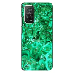 Мраморний чехол на Xiaomi Mi 10T Pro (VPrint) (Салатовий Мрамор)