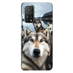 Чохол з Хаскі Xiaomi Mi 10T Pro - (AlphaPrint) (Селфі Хаскі)
