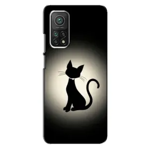 Чохол з принтом для Xiaomi Mi 10T Pro (AlphaPrint) Модні коти (Силует котика)
