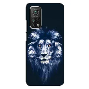 Чохол з картинкою ЛЕВ для Xiaomi Mi 10T Pro (VPrint) (Синій Лев)