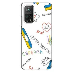 Чохли (Доброго вечора, ми за України) для Сяомі Мі 10Т Про (AlphaPrint) (Стикер)