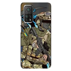 Чехлы с картинкой ЗСУ для Xiaomi Mi 10T Pro (AlphaPrint) (Воїн ЗСУ)
