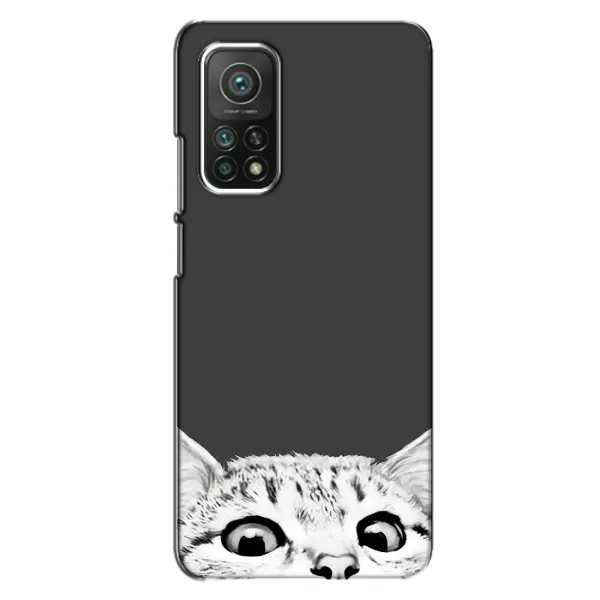 Чехол с принтом «Выглядывает кот» для Xiaomi Mi 10T Pro Чехол с принтом «Выглядывает кот» для Xiaomi Mi 10T Pro