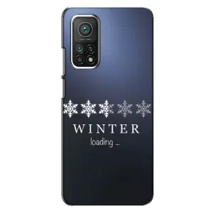 Зимні Чохли для Сяомі Мі 10Т Про - прозорий фон (Winter loading)