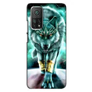 Захисні чохли для Сяомі Мі 10Т Про (AlphaPrint) (ХІТ продаж) ВОВК (Яскравий вовк)