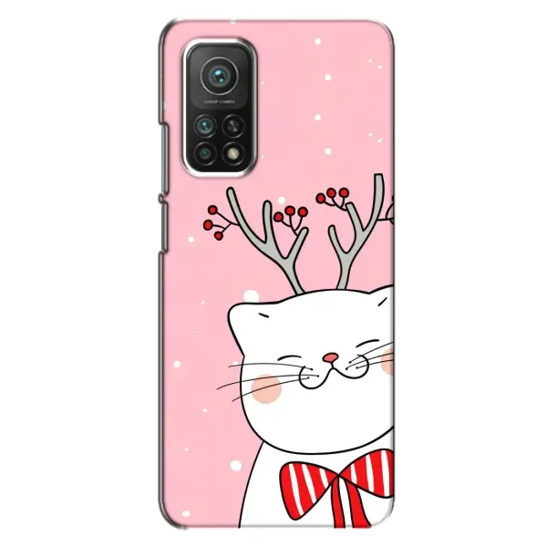Чехол с принтом «Зимний кот» для Xiaomi Mi 10T Pro Чехол с принтом «Зимний кот» для Xiaomi Mi 10T Pro