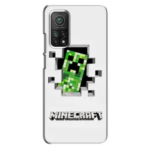Чохол Майнкрафт на Xiaomi Mi 10T (AlphaPrint) Minecraft (кріпер Майнкрафт)