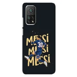 Чохли для Xiaomi Mi 10T (Leo чемпіон) (AlphaPrint) (Messi ПСЖ)
