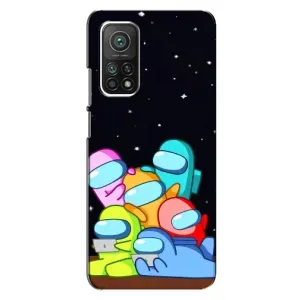 Чехол Амонг Ас для Xiaomi Mi 10T (AlphaPrint) (Скины в космосе)