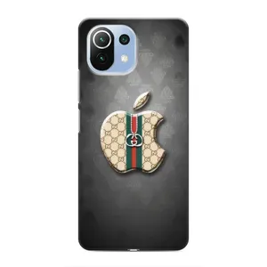 Чехлы ГУЧЧИ для Сяоми Ми 11 Лайт (AlphaPrint) (Apple gucci)