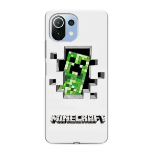 Чохол Майнкрафт на Xiaomi Mi 11 Lite (AlphaPrint) Minecraft (кріпер Майнкрафт)