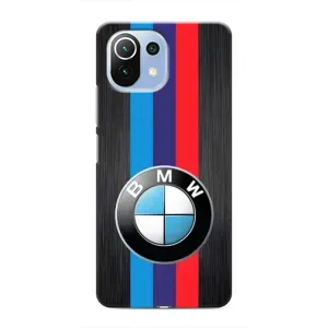 Чехол для Сяоми Ми 11 Лайт - с принтом БМВ (AlphaPrint) (Лого BMW)