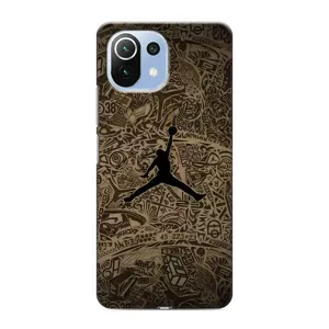 Чехлы для Xiaomi Mi 11 Lite - с картинкой JORDAN (AlphaPrint) (Logo Jordan)