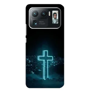 Чехол для Xiaomi Mi 11 Ultra (AlphaPrint) - (Христианские) (Крест и город)
