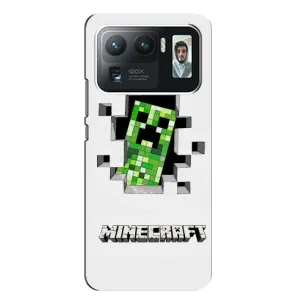 Чехол Майнкрафт на Xiaomi Mi 11 Ultra (AlphaPrint) Minecraft (крипер Майнкрафт)