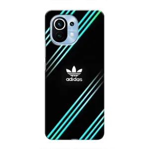 Чехлы Адидас для Xiaomi Mi 11 (AlphaPrint) (Адидас с полосами)