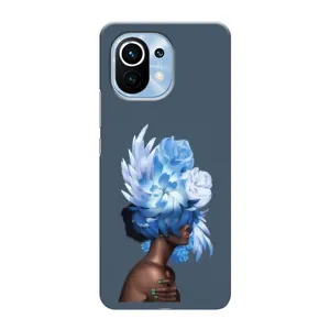 Чехлы (ART) Цветы на Xiaomi Mi 11 (VPrint) (Цветы на голове)