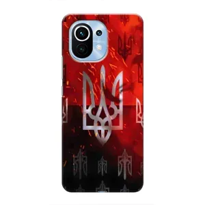 Украинские Чехлы для Xiaomi Mi 11 с картинкой УПА (AlphaPrint) (ГЕРБ УПА)