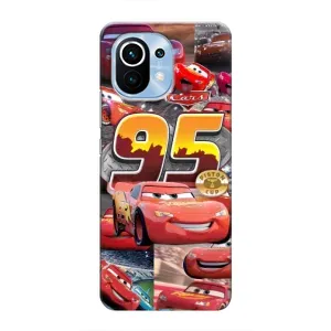Силиконовый чехол Маквин для Xiaomi Mi 11 (Коллаж Молния Маквин)
