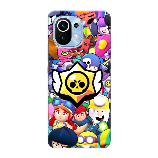 Чехол с принтом «Лого Brawl Stars» для Xiaomi Mi 11