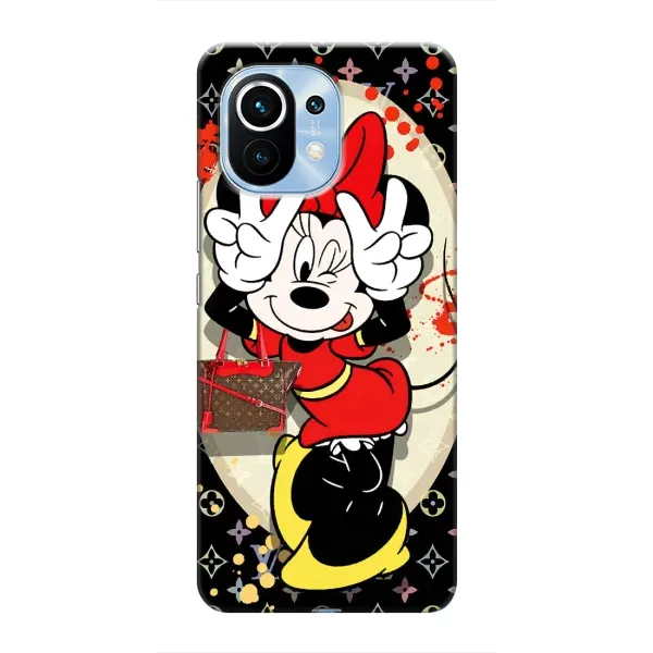 Чехол с принтом «Минни peace» для Xiaomi Mi 11