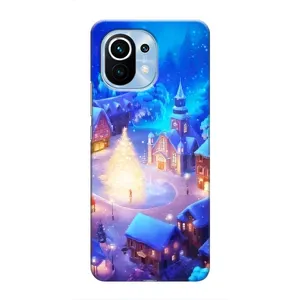 Різдвяні Чохли для Xiaomi Mi 11 (VPrint) (Різдвяне місто)