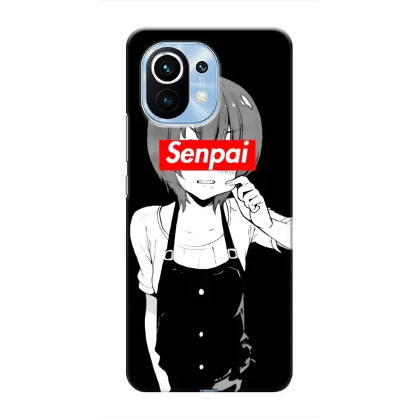 Чохол з принтом «Senpai» для Xiaomi Mi 11 Чохол з принтом «Senpai» для Xiaomi Mi 11